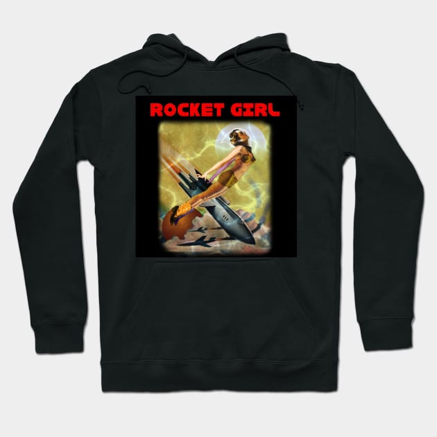 Rocket Girl Hoodie by MichaelaGrove